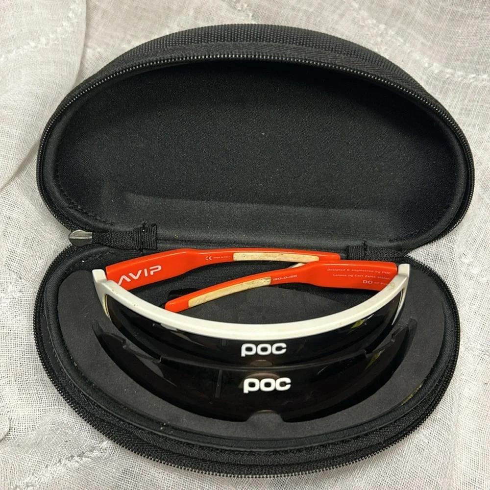 POC sport sunglasses with interchangeable lenses